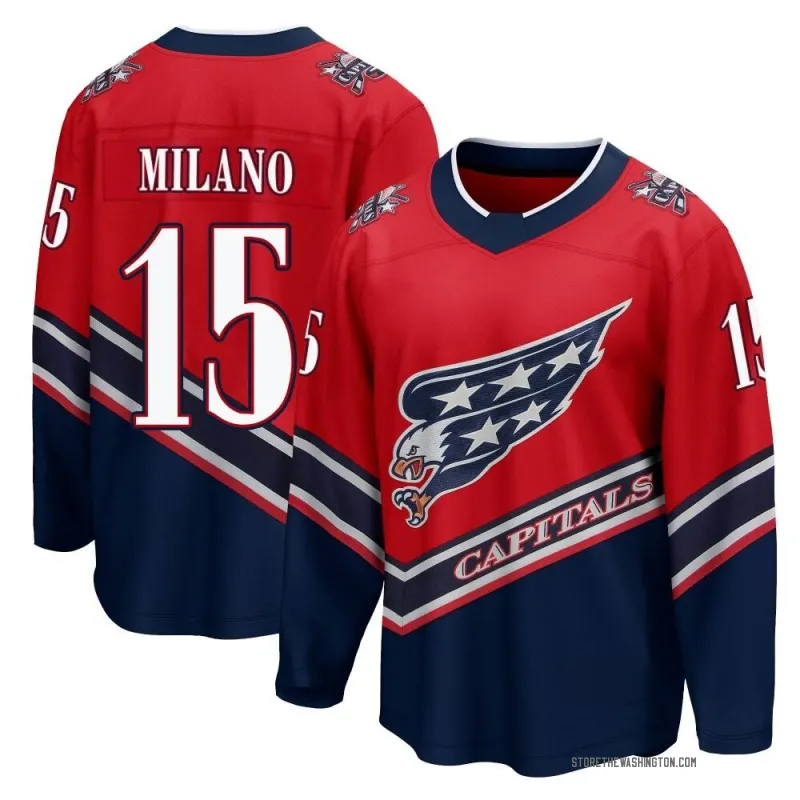 Washington Capitals Connor McMichael 24 Home 2022 Stanley Cup Playoffs  Breakaway Men Jersey - Red - Bluefink